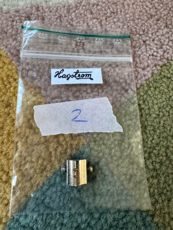 Hagstrom Or Guild adjustable bridge part 60s image 1