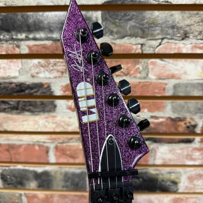 LTD Kirk Hammett KH-602 Purple Sparkle With Hard Case image 8