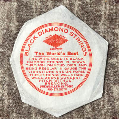 1930s Tenor Guitar G or 3RD Wound On Steel 7350 Vintage Guitars Strings! image 4