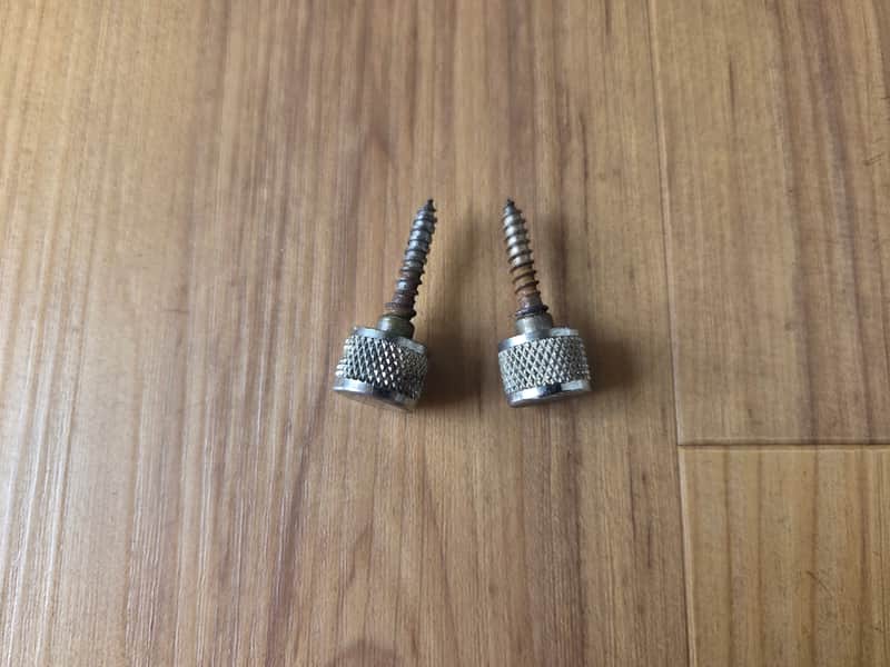 Set of Vintage 1960's Gretsch Guitar / Bass Strap Buttons! image 1
