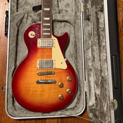 Epiphone Les Paul Standard (EMG Pickups) 81-85 Cherry | Reverb