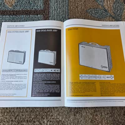 Vintage 1965 Gretsch Guitars & Amplifiers Catalog #32! Chet Atkins, White Falcon! Rare, Original Case Candy! image 10