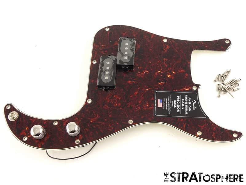 Fender American Professional Classic Precision Bass, LOADED PICKGUARD Tortoise image 1