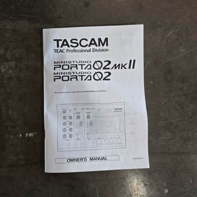 TASCAM Porta 02 mkII Ministudio 4-Track Cassette Recorder 2000s - Blue image 7