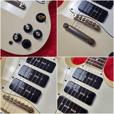 Super Rare 1989 Greco SS-70S - White - SG Special with 3 x Hot Lick P-90 Pickups - All Original - Made In Japan MIJ image 4