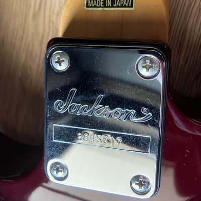Jackson DK2 FS (Firestorm) Dinky, HSS, Made in Japan, See Through Red image 16