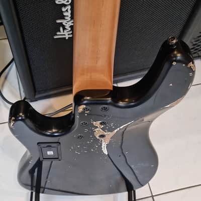Sandberg California VM4 Oliver Riedel Signature Hardcore Aged Black Bass Guitar image 9