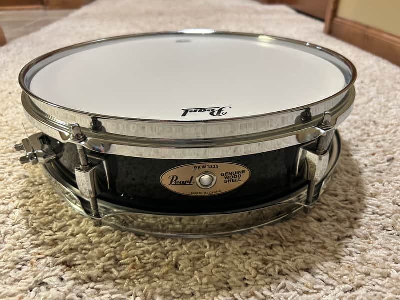Pearl EKW1335 Piccolo Snare Drum – 13” x 3.5” - Piano Black image 1