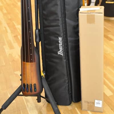 IBANEZ UB804 MOB Mahogany Oil Burst / 4-String Electric Upright Bass / UB804-MOB / I260303080 image 16