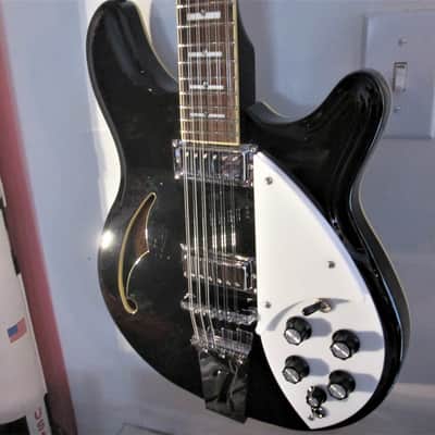 Italia Rimini 12 String  ' Custom Shop ' Guitar Pro-Player w/  Rickenbacker Electronics image 9