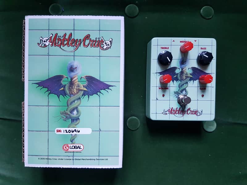 MOTLEY CRUE Dr Feelgood 30th Anniversary Distortion pedal 2019 image 1