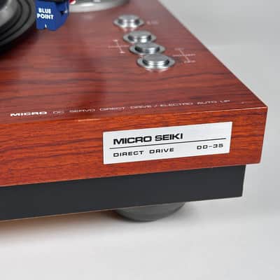Micro Seiki DD-35 Direct Drive Turntable w/ Blue Point Cartridge image 5
