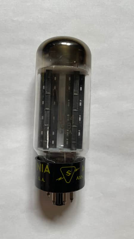 Sylvania 5U4GB black plate 1960s Used tested good image 1