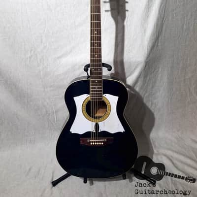 Audition / Kay / Ensenada FG 41 Acoustic Double Pickguard Guitar (1960s, Black) image 4