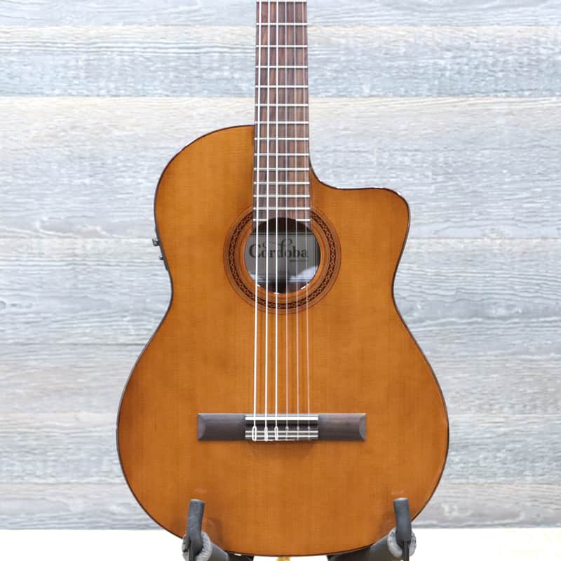 Cordoba C5-CE Iberia Series Solid Western Red Cedar Electro-Classical Guitar w/Bag