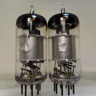 2 TELEFUNKEN EF86 SILVER PLATES, RING GETTER, DIAMOND ◊ image 2