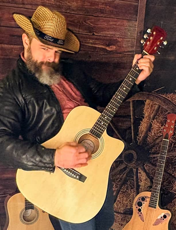 🎸FAST, FREE SHIPPING!🎸 Acoustic Guitar w/Soft Case/Gig Bag, Strap, & Tuner! image 1