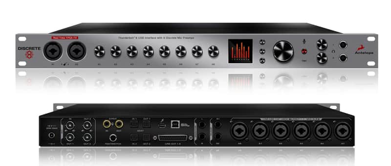 Antelope Audio Discrete 8 Thunderbolt / USB Audio Interface with Onboard DSP 2019 - Present - Silver image 1