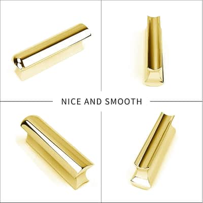 Gold Guitar Slide Bar, Stainless Steel Guitar Slides Tone Bar, Electric Guitar Slide Bar Accessories For Dobro, Lap Steel Guitar, Hawaiian Guitar image 2