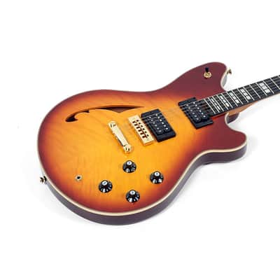 EVH SA-126 Special Semi-Hollow Electric Guitar Regular Tobacco Burst image 3
