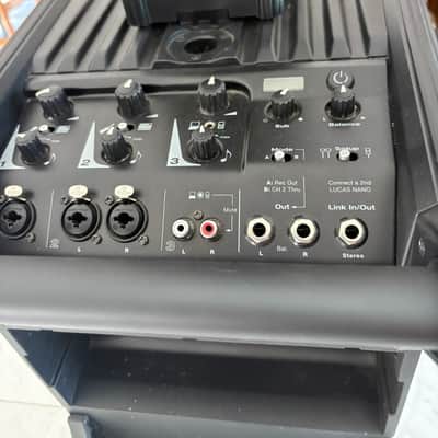 HK Audio Lucas Nano 300 Compact Stereo PA System with 3-Channel Mixer 2010s - Black image 8