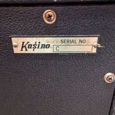 Kasino by Kustom Snake Eyes 2x15 Bass Rig 1970s image 11