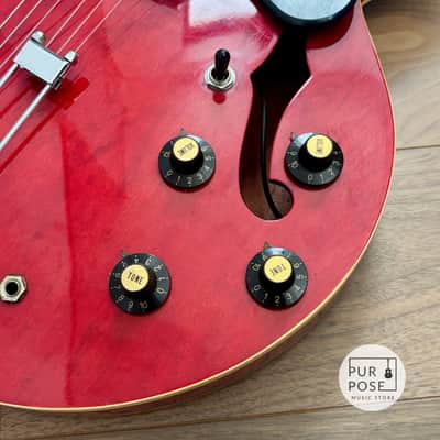 【Blue Label】1978 Epiphone Riviera –MIJ (Matsumoku) | Original Pickups | Vintage Price Tag image 3