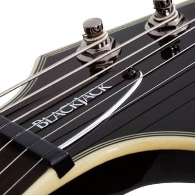 Schecter Avenger Blackjack Gloss Black Electric Guitar + Hard Case - Brand New image 10