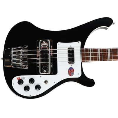 Rickenbacker Model 4003 Bass Guitar - Jetglo (Gloss Black) image 2