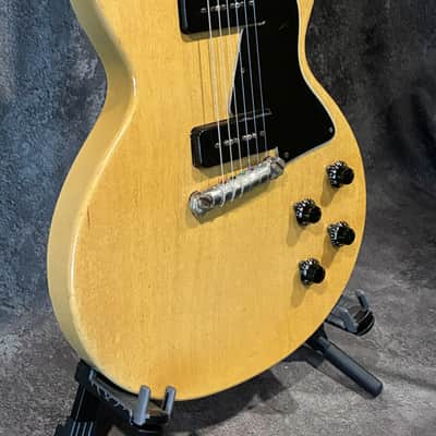 GIBSON LES PAUL TV SPECIAL 1957 - TV YELLOW - 100% ORIGINAL EXCEPT FOR TUNER BUTTONS image 4