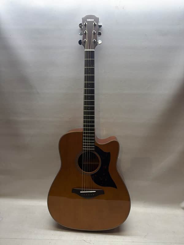 Yamaha A1M Dreadnought Acoustic-Electric with Cutaway 2010s - Natural image 1