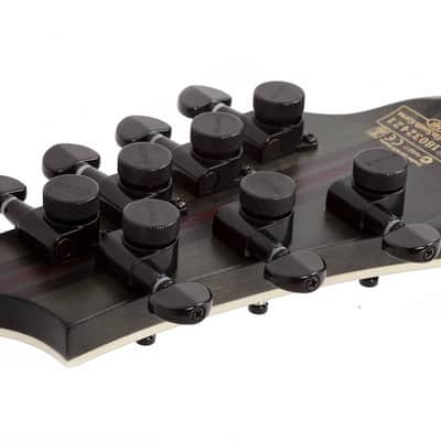 Schecter C-7 SLS Evil Twin Satin Black image 13