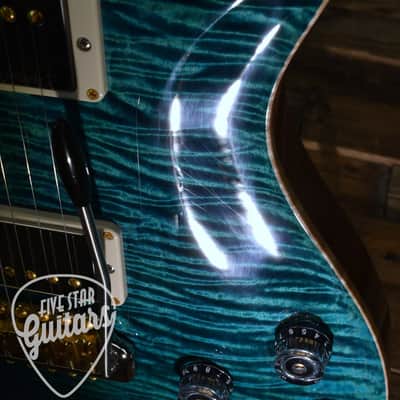 Pre-Owned PRS McCarty 594 Tremolo Wood Library - Laguna Blue with Hard Shell Case image 20