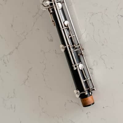 Kohlert & Co. Winnenden English Horn with original case. 1950s - Black stained grenadilla wood body and silver keys image 12