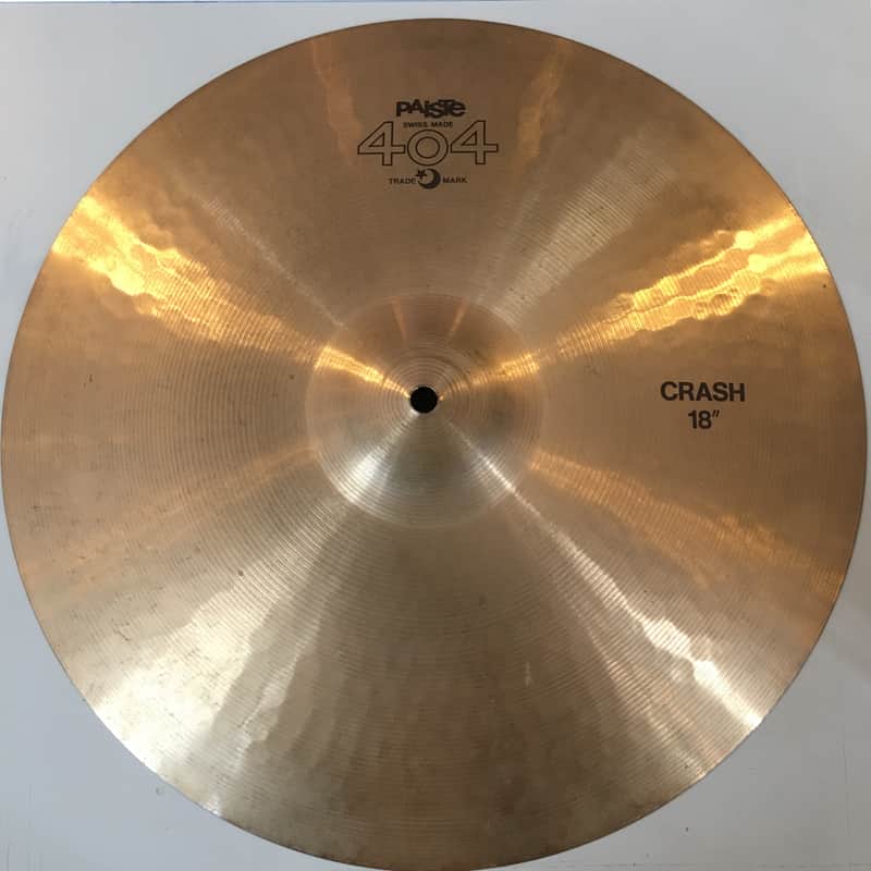 Paiste 18" 404 "Brown Label" Crash Cymbal image 1