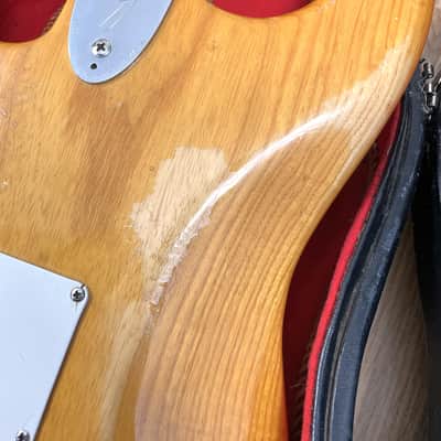 100% Original 1974 Fender Stratocaster very rare Natural + Rosewood combo image 19