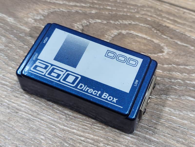 DOD 260 Passive Direct Box (Blue circa 1990's) w/Original Box image 1