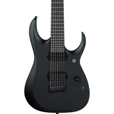 Ibanez RGDRB71 Iron Label 7 String - Black image 1