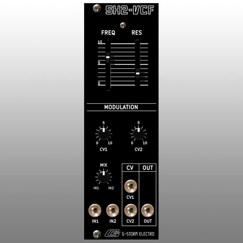 G-Storm Electro SH2-VCF 8HP Eurorack Roland SH-2 Lowpass Filter Adaptation image 1