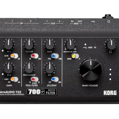 Korg microAUDIO 722 USB Audio Interface + Analog Filter