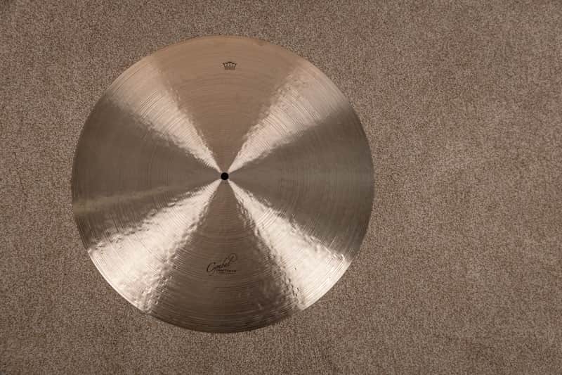 Cymbal Craftsman 20" Dark Vintage Flat Ride Cymbal 1962g image 1