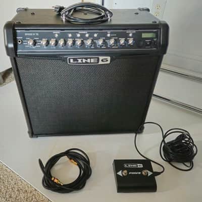 Line 6 Spider IV 75W Amp + Line 6 FBV2 Foot Pedal + 1/4inch Prolink Monster Cable image 1