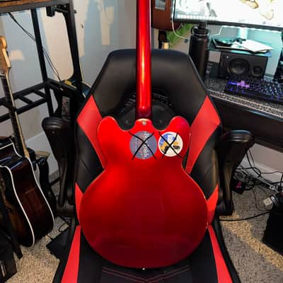 Epiphone Riviera Custom P93 - Red Royal - HARD CASE INCLUDED image 2