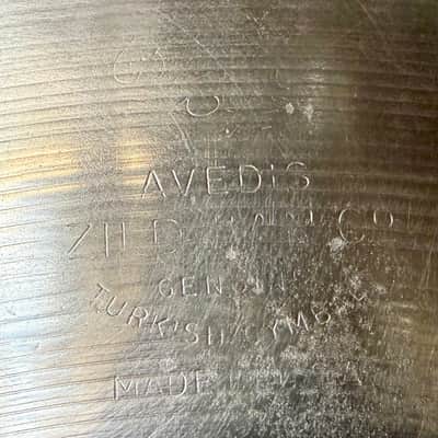 Vintage Zildjian 14" A Custom Hi-Hat Top Cymbal Only - 1992-1993 - 872g - Brilliant Finish image 4