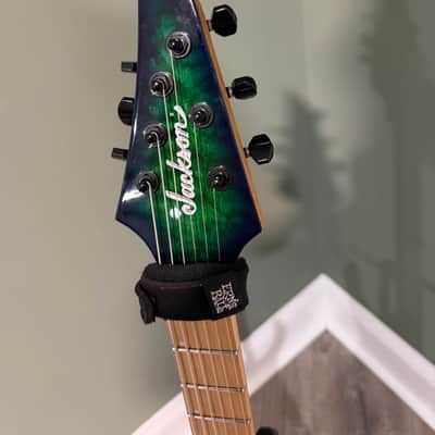 Jackson Pro Series Misha Mansoor Signature Juggernaut HT6QM with Caramelized Maple Fretboard 2019 - Present - Chlorine Burst image 3