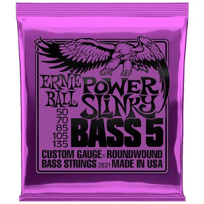 Ernie Ball Power Slinky Bass 5 2821 050-135 image 1
