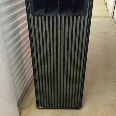 Vintage Kasino Kustom THEA 1970s Powered Black PA Speaker System ALL Discreet 120 Watts Horn+2 15s image 2