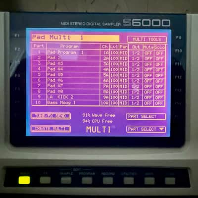 Akai S6000 MIDI Stereo Digital Sampler 1999 - White image 8