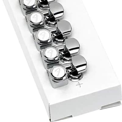 Fender Locking Tuners, "F" Logo - POLISHED CHROME, 099-0818-100 image 2
