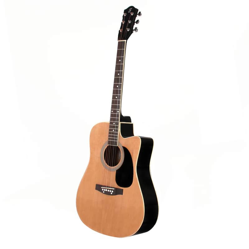 Fazley W50CN guitare folk acoustique Natural image 1
